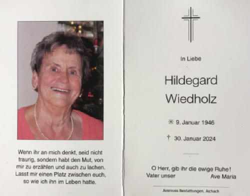 Hildegard Wiedholz