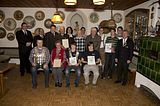 Gruppenbild mit allen, die eine Ehrung erhalten haben und den neuen Schtzenkigen.